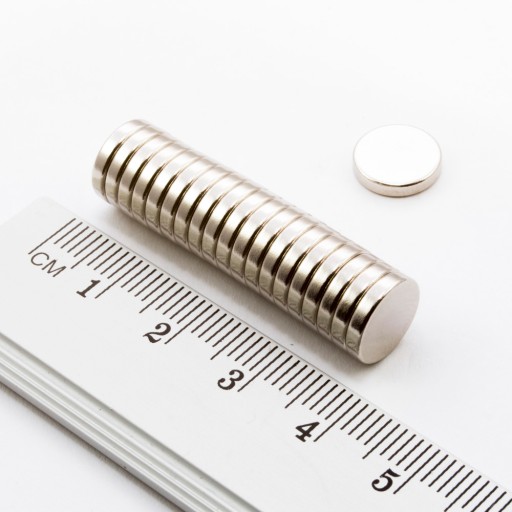 VALEC NEODYMOVÝ MAGNET 10x2 N38 SADA 15 KUSOV