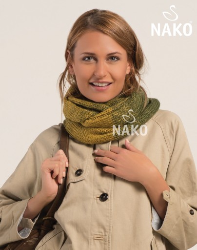 NAKO OMBRE tieňovaná akrylová vlnená priadza 20805