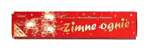 STUDENÉ iskry 25 CM OHŇOSTROJ 10 KS SVADOBNÉ SVADOBNÉ