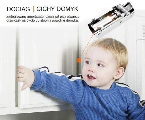 nábytkový samozatvárací pánt S BRZDOU + PLUS +