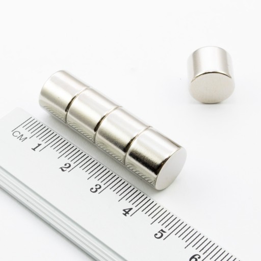 VALEC NEODYMOVÝ MAGNET 12x10 N38 SADA 3 ks