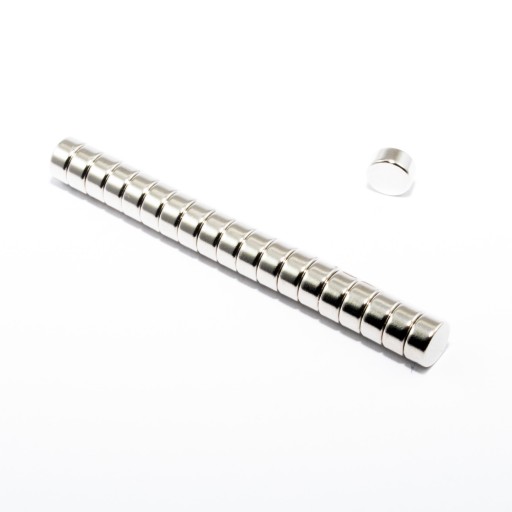 VALEC NEODYMOVÝ MAGNET 6x3 N38 SADA 25 ks