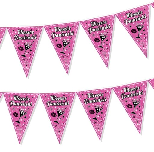BANNER VLAJKY GIRLAND BACHELORETTE PARTY CH