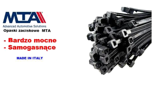 Sťahovacie pásky 200/2,6 MTA 100 kusov, odolné
