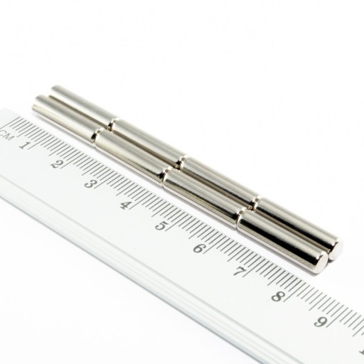 VALEC NEODYMOVÝ MAGNET 5x20 N38 SADA 6 ks