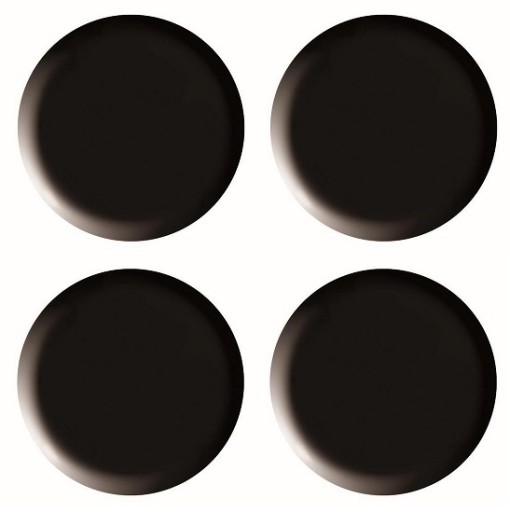Čierne magnety 40mm 4 kusy TETIS GM402-V4