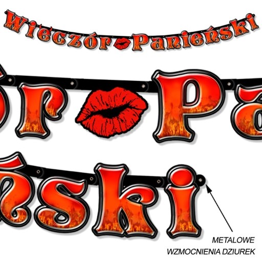 Prapor s girlandou diabolskej sliepky