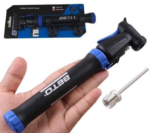 Ručná pumpa na bicykel BETO CMPB-03B AV/FV/DV