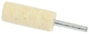 Leštiaci plstený kotúč na stopke 20x50 mm