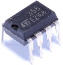 Operačný zosilňovač LM358 DIP8 2 ks