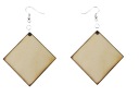 #6B Štvorcové náušnice 20mm Scrapki gr. 3 mm