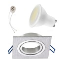 SET halogénové LED svietidlo SMD 5W CT31 INOX GU10