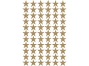 Samolepky na stenu GOLD STARS 3cm 132 ks