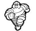 NÁLEPKA NA AUTO SLÁVNY SNEHULIEN MICHELIN MAN