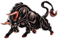 NATIONAL BULL STICKER BULL AUTO TUNING