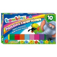 MAJEWSKI PLASTICINE 10 Štvorcových farieb