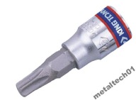 HROTY NA KĽÚČOVÉ ZÁSUVKY 1/4 TORX 25 KING TONY