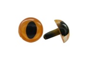 Mačacie oči krimpovacie oči pre maskotov 12mm CAT P