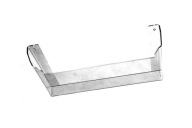 Závesné vrecko na letáky A6 Plexi LEVEL podávač