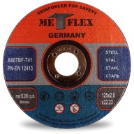 KOVOVÉ REZNÉ KOTOUČE 125x2,0x22,2 MET-FLEX