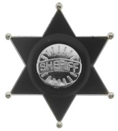 hviezda SHERIFF šerif policajt policajt policajt agent