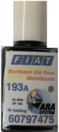 FIAT 193A BORDEAUX STARÁ RUŽOVÁ LAKOVANÁ Škrabance