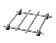 IKEA LAMPLIG stojan na hrnce 18x18cm OCEL