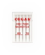 Poloploché strojové ihly Organ Microtex MIX 60-70