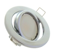 POHYBLITEĽNÁ LAMPA CHROMOVÁ + G5.3 230V LED 7W