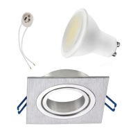 SET halogénové LED svietidlo SMD 5W CT31 INOX GU10