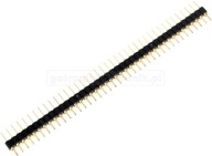 Kolíková lišta 1x40pinová presnosť 2,54mm____SIS-40