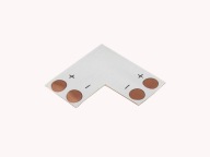 LED uhlový konektor 10mm, obojstranný