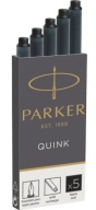PARKER NÁPLNE DLHÝCH PERO 5 KS čierna 1950382
