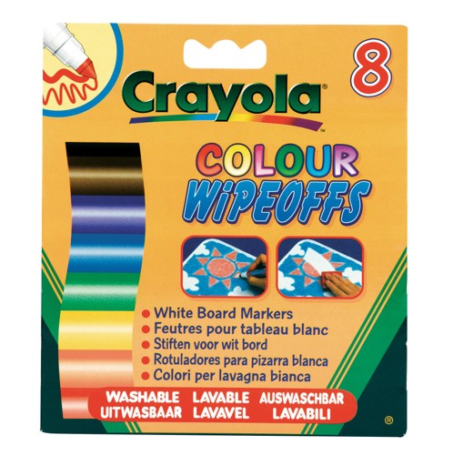 Fixky Crayola, fixky na tabuľu, 8 ks