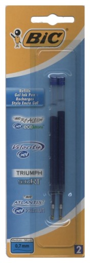 BIC GEL-OCITY ORIGINÁLNE NÁPLNE DO BIC GEL-OCITY PERU 2 KS MODRÁ x 2