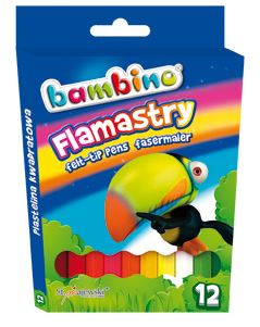 Popisovacie perá BAMBINO 12 farieb MAJEWSKI