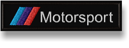 Nažehľovačka BMW Motorsport Patch Thermo