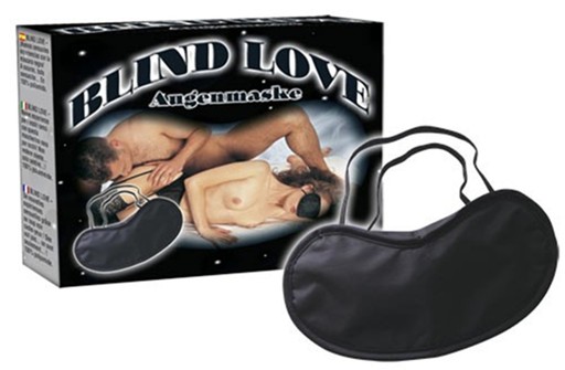 BLACK EYE MASK BDSM JEMNÝ SEX BAND