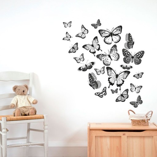 Nálepka na stenu BOTTERFLIES! Veľký výber! 100 x 76 cm