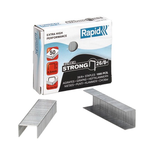 RAPID 26/8 + sponky Super Strong 1000 kusov