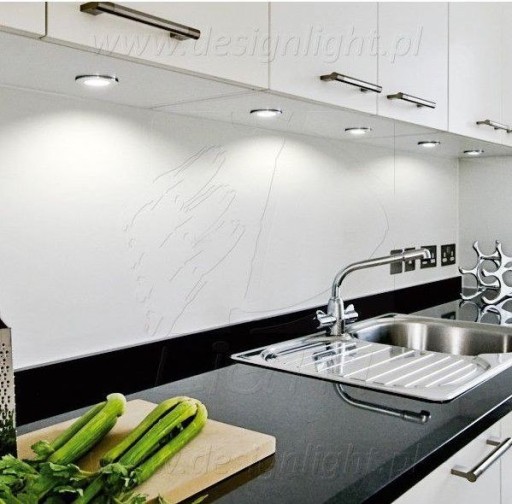 LED orbitové svietidlo strieborné 1,5W 12VDC studená