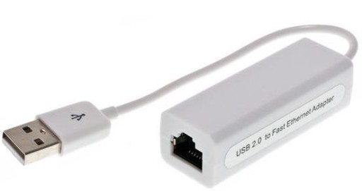 Internetová sieťová karta LAN RJ45 na USB kábli