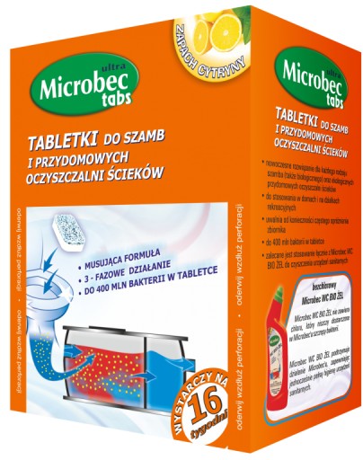 BROS MICROBEC PRE septiky a čističky odpadových vôd 1 tableta