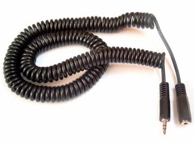 SPIRAL predlžovací kábel malý jack 3,5 stereo 5m káblová zásuvka (3414)