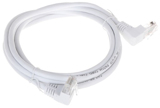 Patchcord RJ45/2.0-KK/W lomený kat.5e 2.0m ABCV