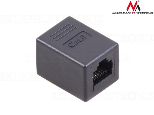 ZLATÝ KONEKTOR RJ45 BAREL 8p8c ZÁSUVKA-LAN