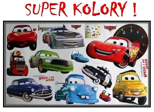Nálepky na stenu CARS CIGZAG