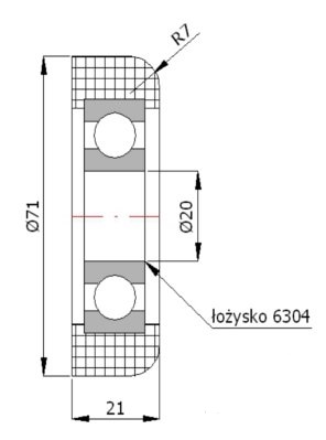 fI 71 VALEC BRÁNY S LOŽISKAMI, VALCE