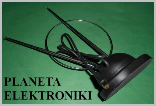 DVOJITÁ TELESKOPICKÁ ANTÉNA 77 cm so stojanom (3367)