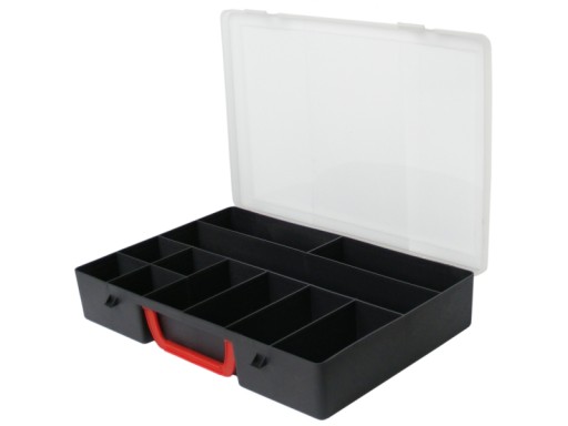 Plastový box 345x245x60mm, 11 priehradiek POĽSKO (35524)